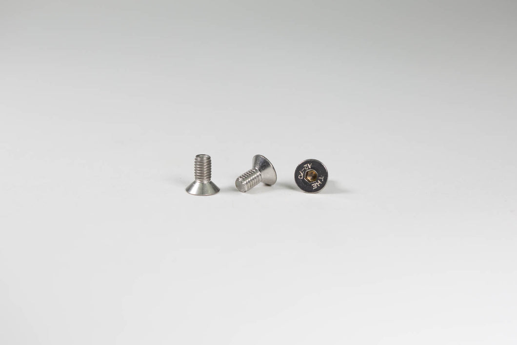 04-0335S SS Skid Pad Hardware Kit 5x10 Flat Head (NO O-RING)-Woodcraft
