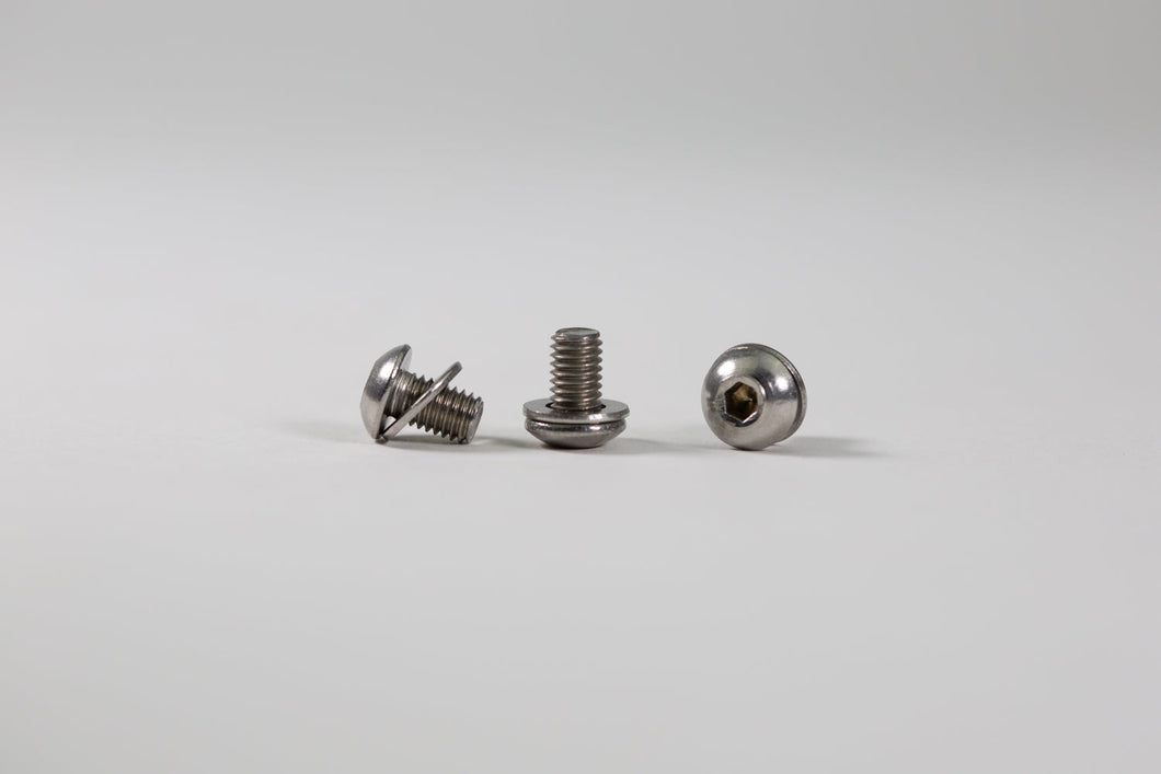 04-0341S Stainless Steel Skid Plate Hardware Kit5x8 Button Head w/washer-Woodcraft