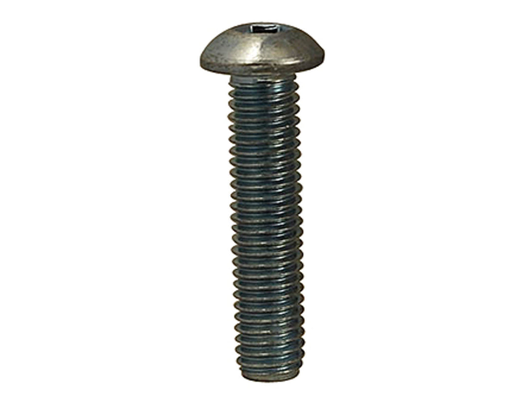 04-BH835Z M8-1.25x35 Zinc Coarse Thread Button Head Bolt-Woodcraft
