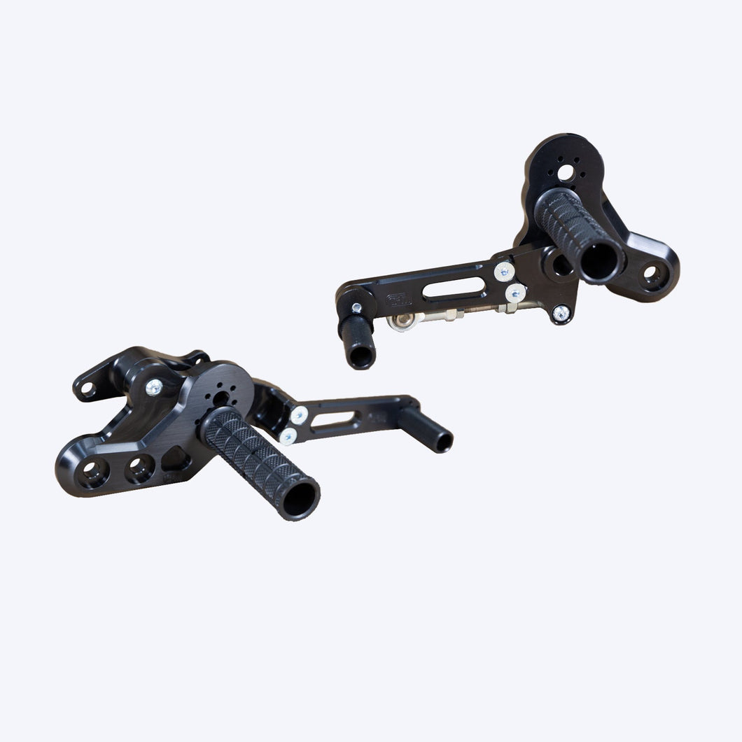 05-0107B Kawasaki Z125 Rearset - STD Shift-Woodcraft