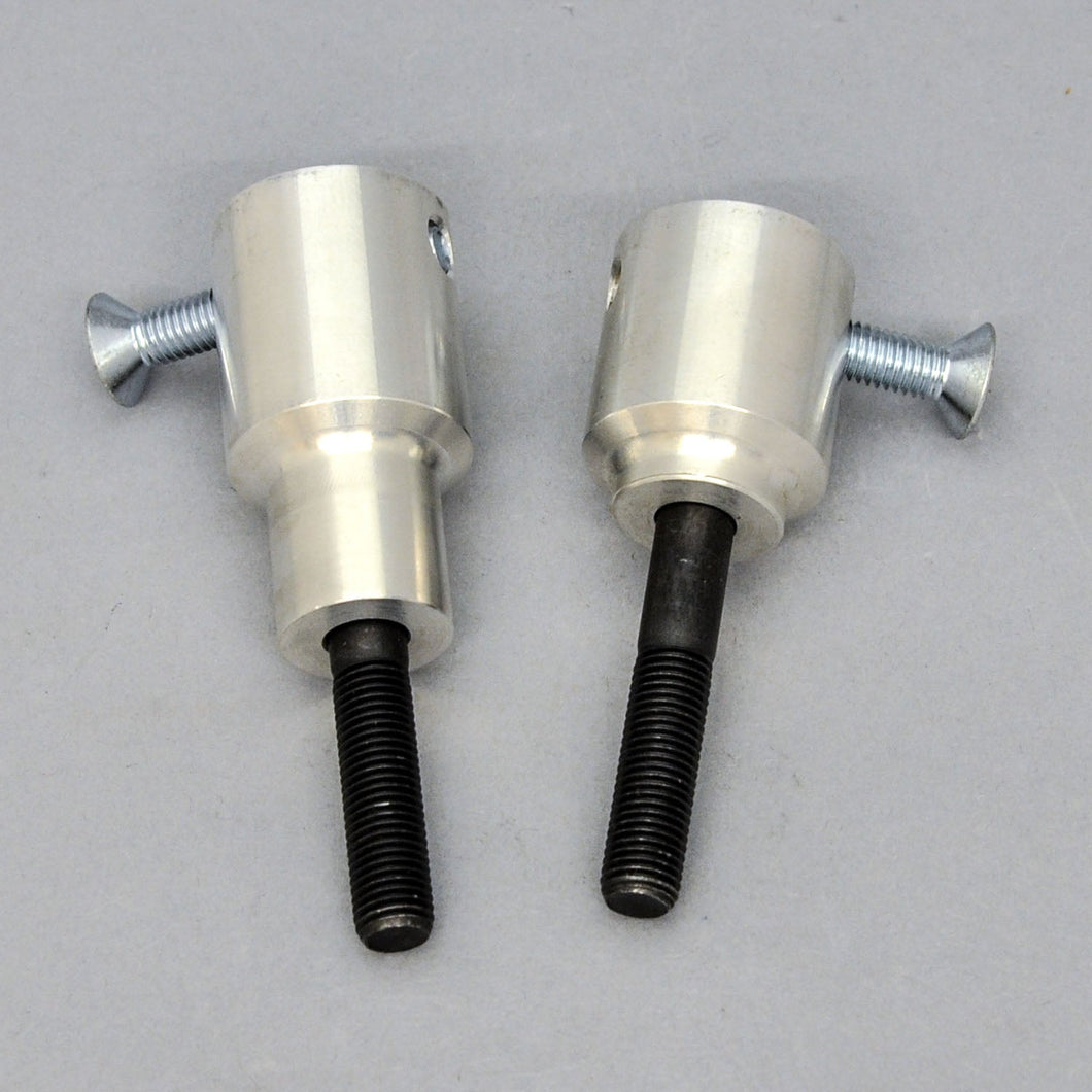 50-0240 1998-05 Suzuki GSXR600, 2000-05 GSXR750, 2001-06 GSXR1000 Frame Slider Base Kit (pucks sold separately)-Woodcraft