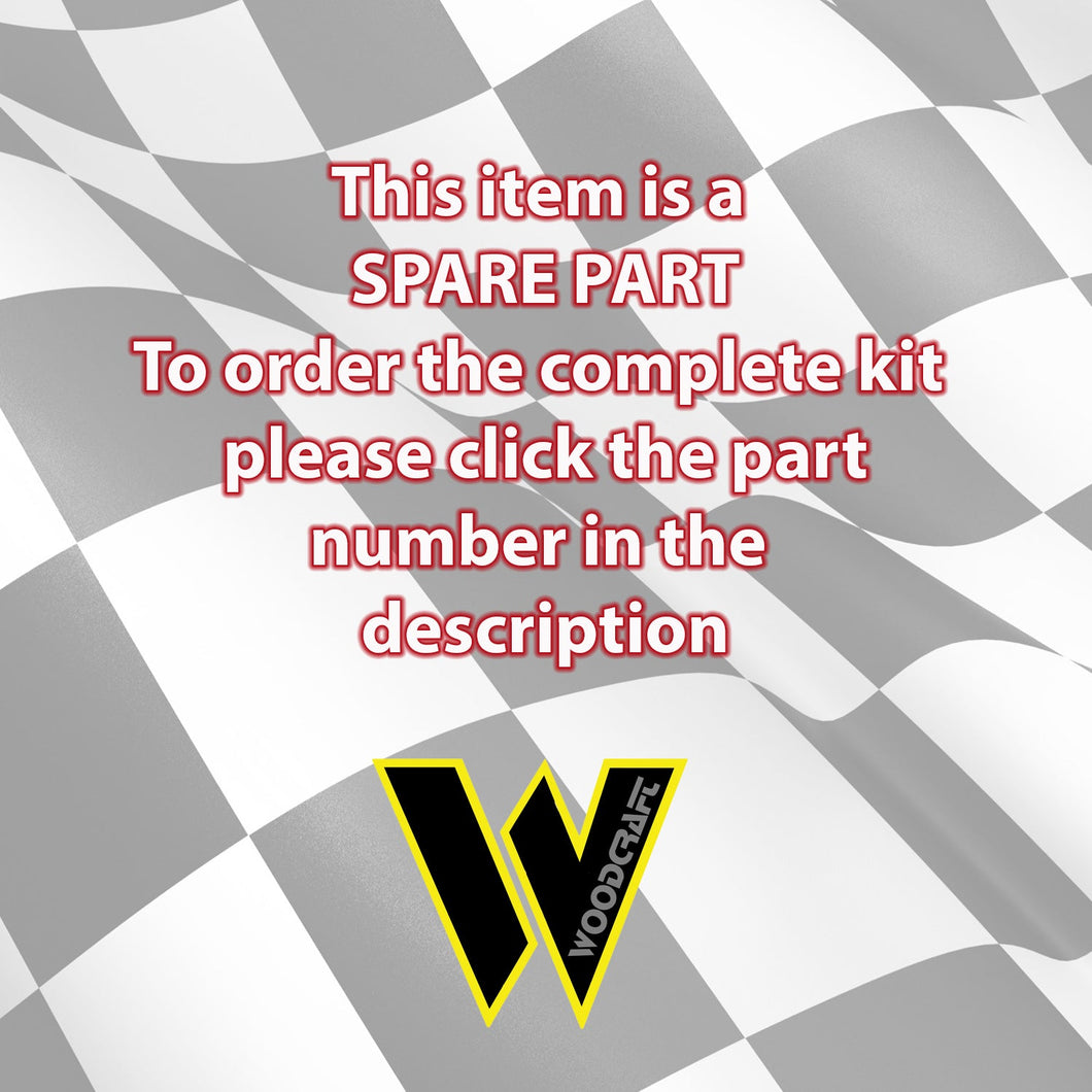 71-0455X Yamaha R1 SuperSport Bodywork Base Kit-Woodcraft