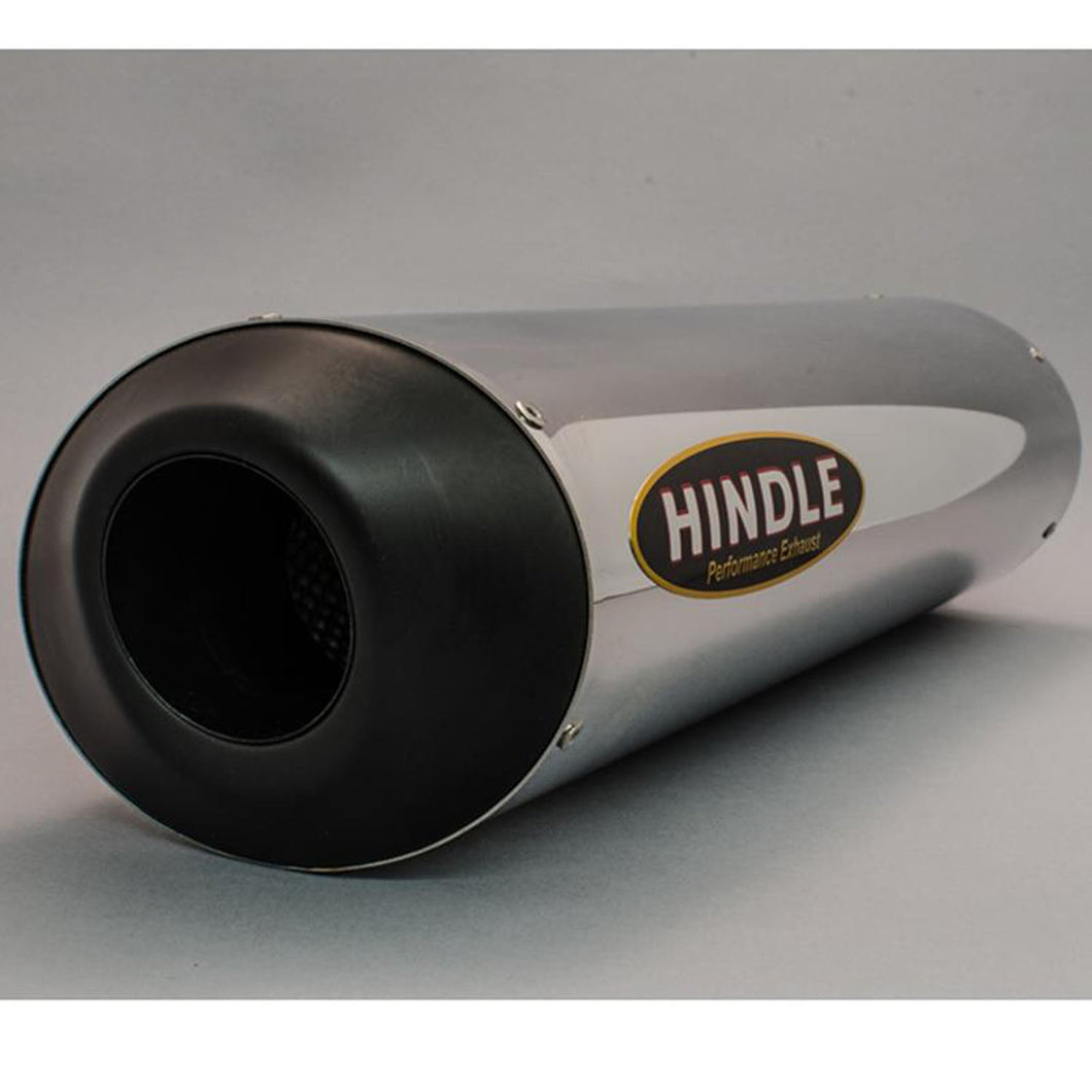 76-0349SN Honda CBR600RR Slip-on w/ Stainless Steel Under Tail - Black Ceramic Tip-Hindle