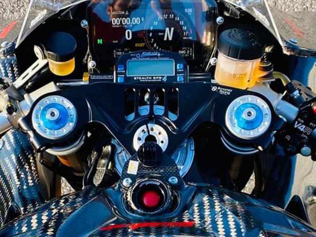 Bonamici Top Triple Clamp Ducati Panigale V4 S/R (Black) – Moto Garage