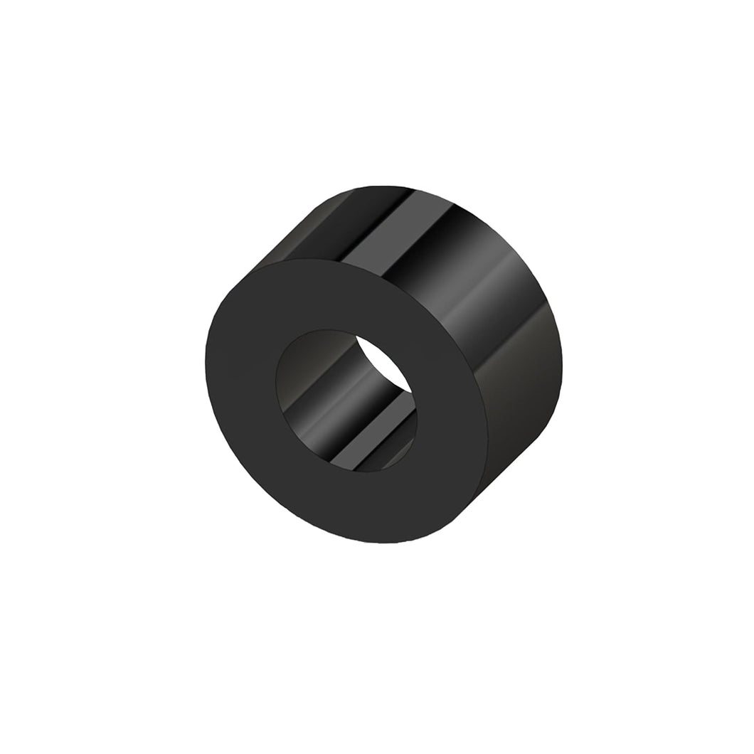 04-SP14B 1/2 OD x 1/4 ID x 1/4 thick Black Alum. Spacer-Woodcraft