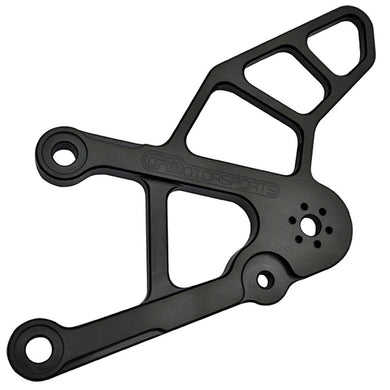 05-0149L Kawasaki ZX6R LHS Bracket, Eccentric Black-Woodcraft