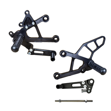 05-0150B 2013-18 Kawasaki ZX636 Complete Rearset - STD/GP Shift-Woodcraft