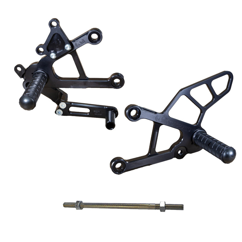 ☆ Custom Garage R66 【1点物限定】 05-0150 Kawasaki ZX636 Rearset w/Brake Pedal-Woodcraft