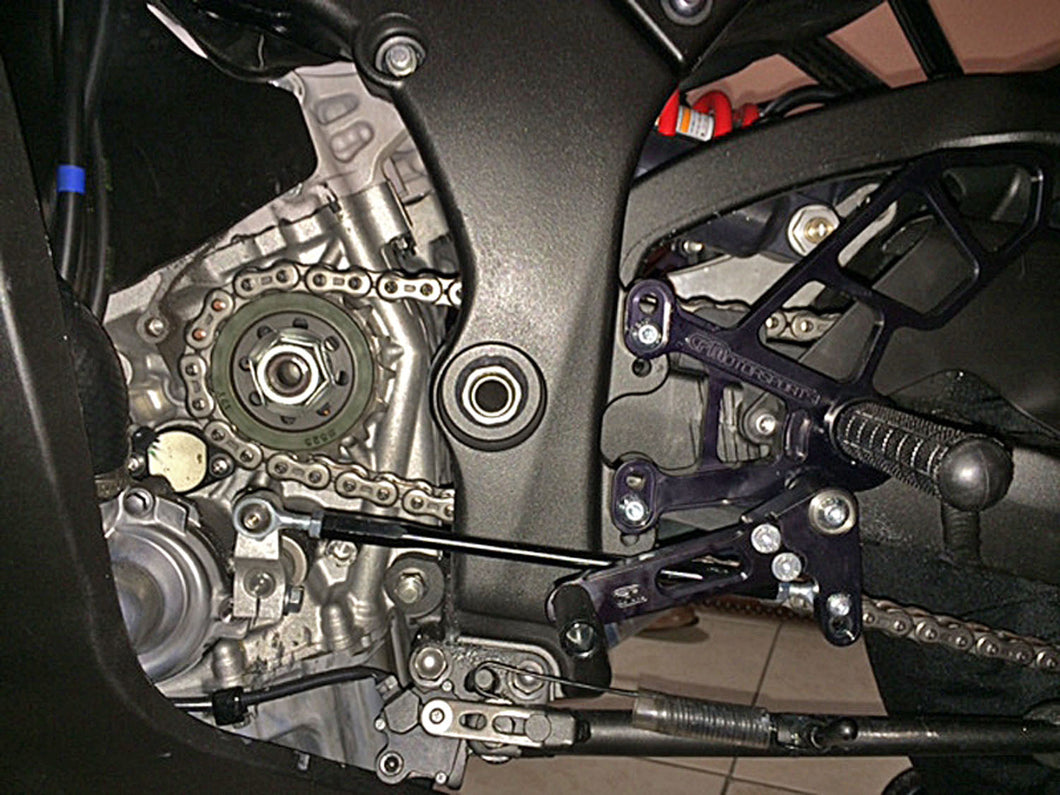 05-0168B 2011-15 Kawasaki ZX-10R Rearset  - STD Shift-Woodcraft