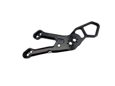 05-0403L Yamaha R3 LHS Side Rearset Bracket-Woodcraft