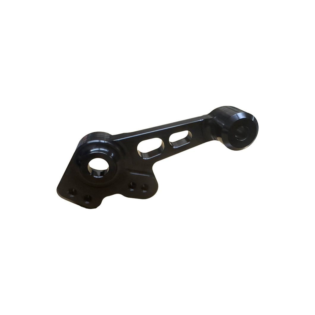 05-0760LI Aprilia RS660 Left Inner Adjustable Rearset Bracket, Black-Woodcraft