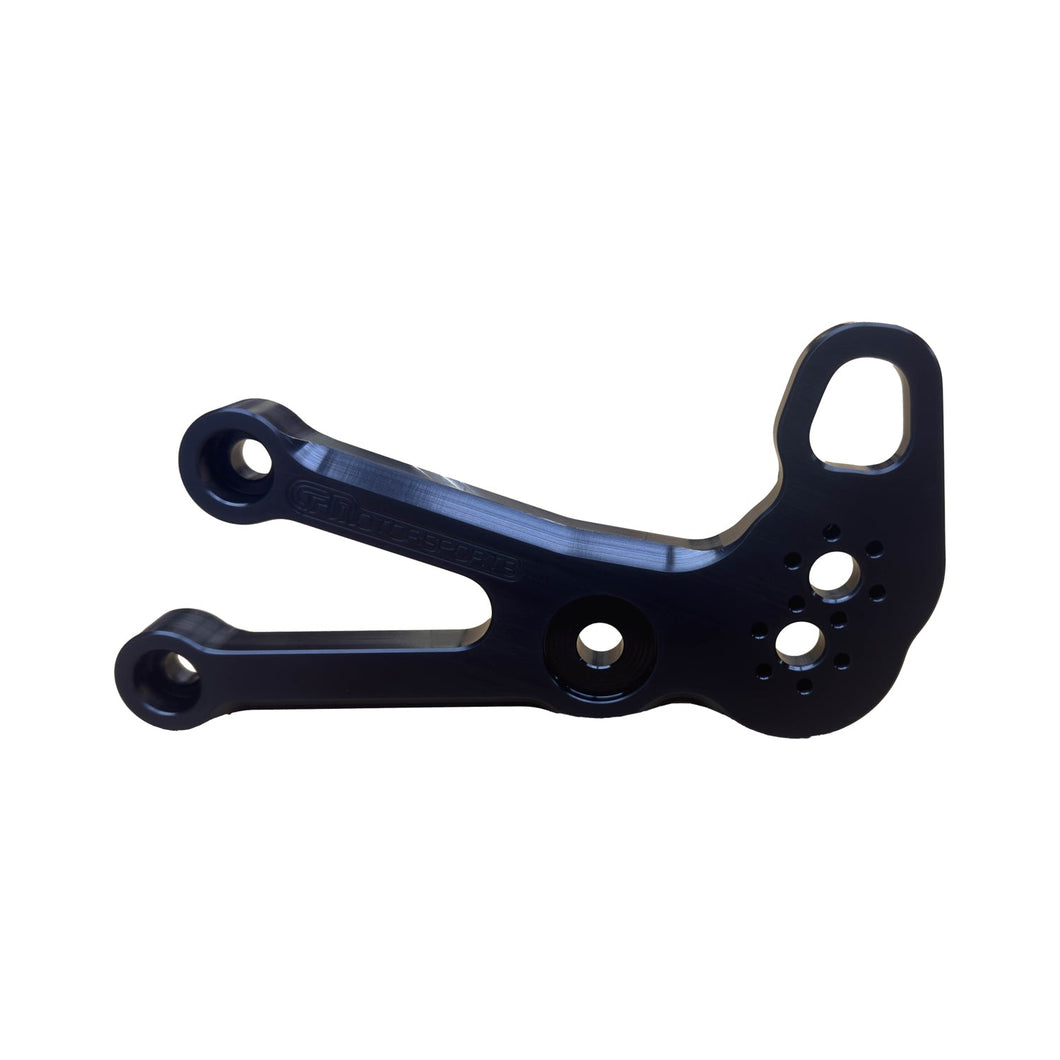 Aprilia RS660 Left side outer rearset bracket-Woodcraft