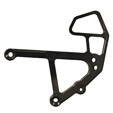 05-4128L 2006-08 Kawasaki Ninja 650R Rearset LHS Bracket-Woodcraft