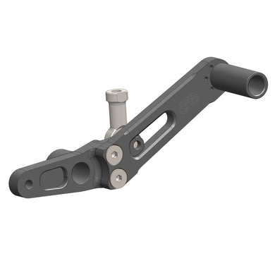 08-0315 Honda CBR500R 500F 13-15 Adjustable Standard Shift Pedal Assembly, Black-Woodcraft
