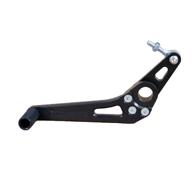 08-0428 Yamaha R1 (2007+) Shift Pedal Assembly, Standard Shift, Black (hiem inside)-Woodcraft