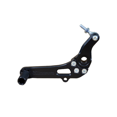 08-0456 Yamaha R6 2017 Std Shift Pedal Assembly Black, Eccentric-Woodcraft