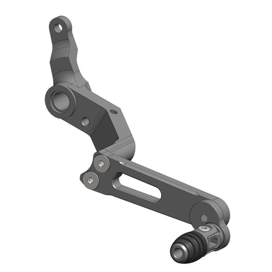 09-0670 Ducati Diavel Brake Pedal Assembly Black-Woodcraft