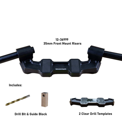 Universal Clipon Adapter Plate with Risers & Bars-Woodcraft