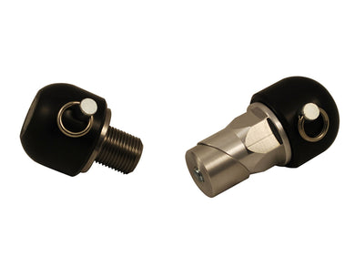 45-0247F 2006-10 Suzuki GSX-R600/750, 2005-11 GSX-R1000, 2008-13 Hayabusa Front Axle Sliders-Woodcraft