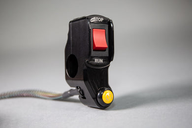 49-0104R 2008-12 Kawasaki Ninja 250, 2013-17 Ninja 300 RH Race Handlebar Switch-Woodcraft