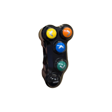 49-0649L Ducati V2 LH Race Handlebar Switch -- NEEDS REWORK, SWITCHED TO DRAFT-Woodcraft