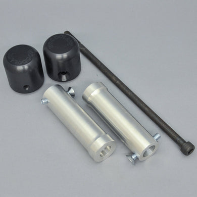 50-0130 2013-17 Kawasaki Ninja 300 Under Bodywork Frame Slider Kit with pucks-Woodcraft