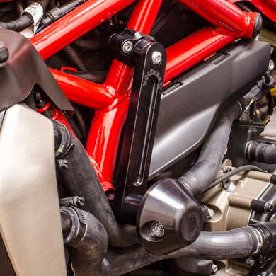 50-0630 Ducati Monster 821, 1200 Frame Slider Kit  Complete w/ Domed Pucks-Woodcraft