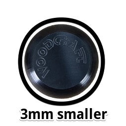 Short 1399 Slider Puck, Black Plastic - 47MM - DISC-Woodcraft