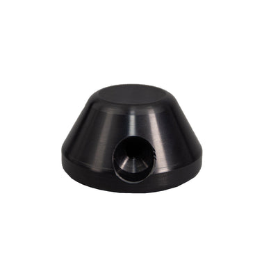 50-1599 Domed 1599 Slider Puck, Black Plastic-Woodcraft