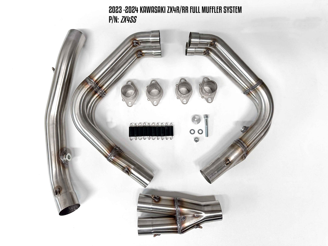 75-0137 Kawasaki ZX-4RR Header Front Section Evo/Megaphone-Hindle