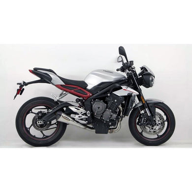 Hindle Evolution Megaphone Full Exhaust System Triumph Street Triple 765-Hindle 2017-2022