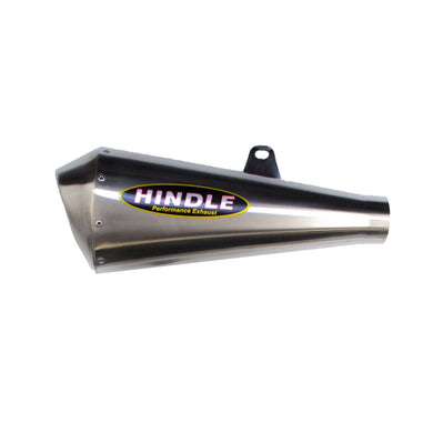 Hindle Evo Megaphone Kawasaki Ninja 300 2013-17 Stainless Steel-Hindle