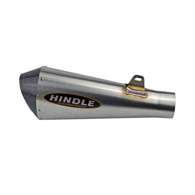 Hindle Evo Megaphone Yamaha R1 2015-20 Stainless Steel - Carbon Fiber Tip-Hindle