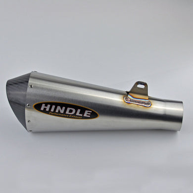 Hindle Evo Megaphone  Triumph 765 Street Triple 2017-20 Stainless Steel-Hindle