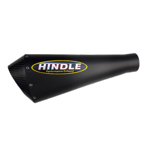 Yamaha XSR900 2017-2018 Evo Megaphone Muffler, Black, Carbon End Cap (122)-Hindle