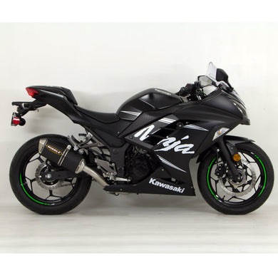 Hindle Evolution Slip-on System Kawasaki Ninja 300 2013-17-Hindle