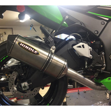 Hindle Evolution Slip-on System Kawasaki ZX10 2016-20-Hindle