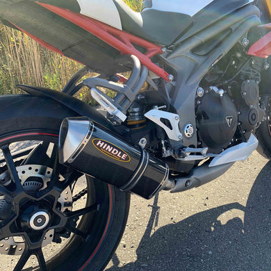 76-0504 2013-16 Triumph Street Triple Evolution Slip-on System-Hindle