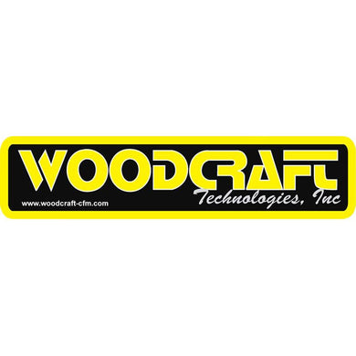 Woodcraft Trailer sticker 14 x 3.75