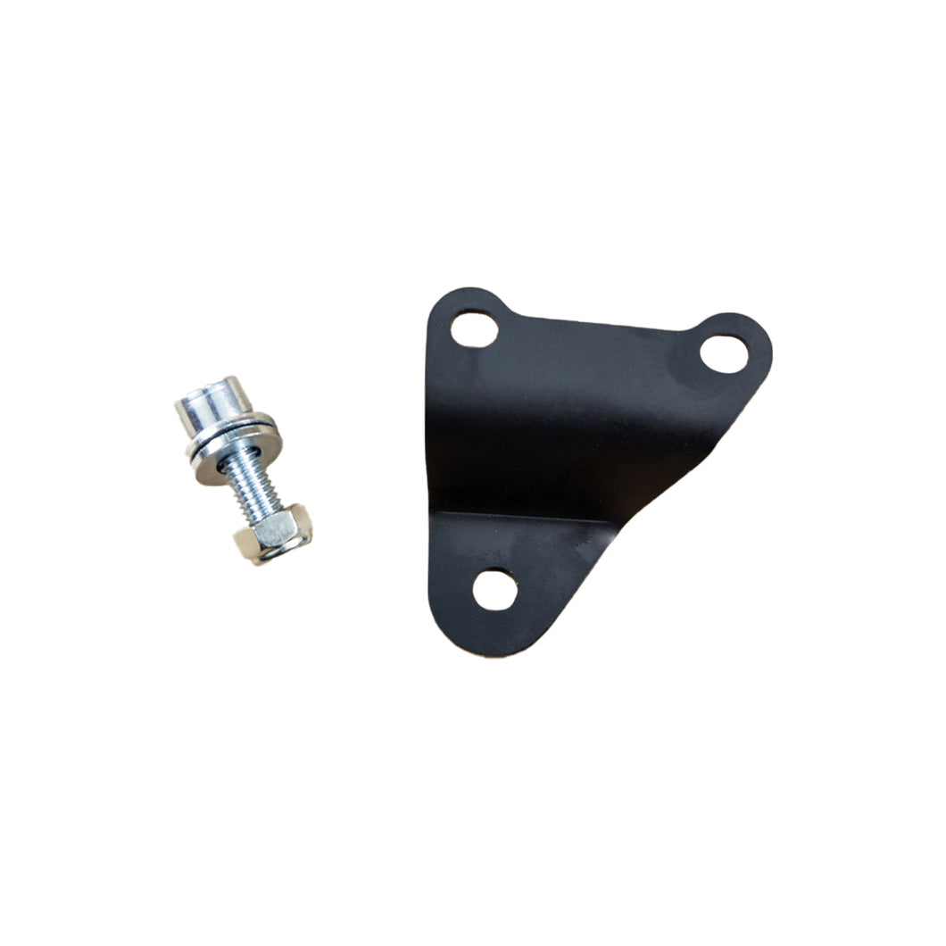 GROM 13-16 EVO MEGA bracket, black for use with Woodcraft Rearsets-Hindle