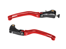 Bonamici Yamaha R1 Folding Levers (2015+) (Black/Red)