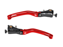 Bonamici Ducati Streetfighter V4/S Folding Levers (Black/Red)