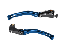 Bonamici Yamaha R6 Folding Levers (06-16) (Black/Blue)