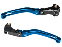 Bonamici Yamaha MT-09 Folding Levers (2021+) (Black/Blue)