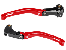 Bonamici Yamaha MT-09 Folding Levers (2021+) (Black/Red)